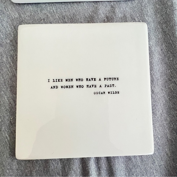 Restoration Hardware Oscar Wilde Coasters - Picture 9 of 9